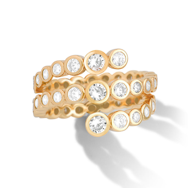 OSEANA Triple Ring- Gold