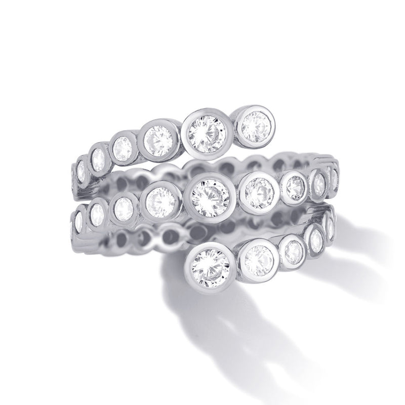 OSEANA Triple Ring - Silber