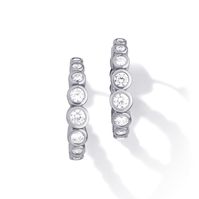 OSEANA Hoops - Silber