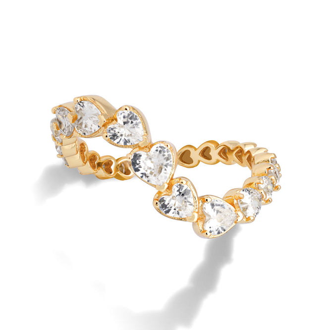 Le Grande Ring de Coeur - Gold