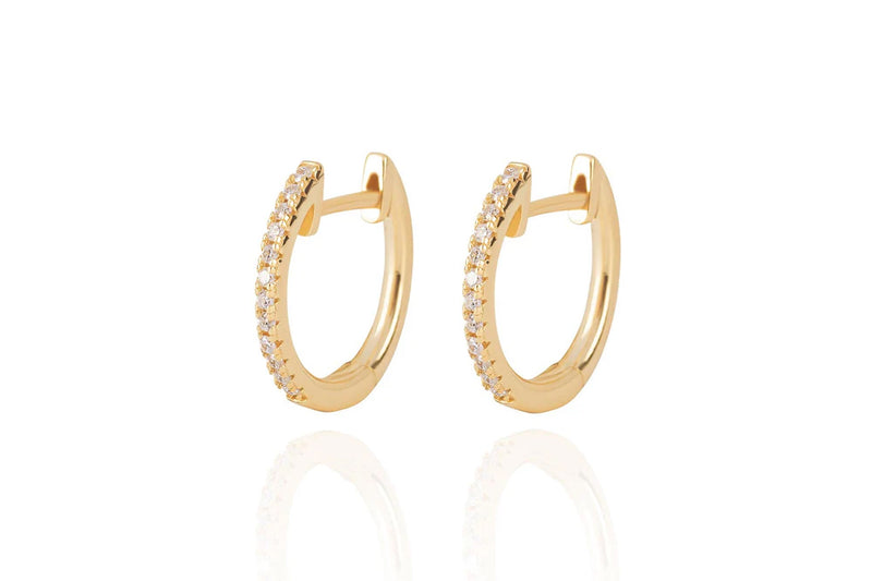 ALEA OVAL HOOPS  - 14k Gold/ Roségold Vermeil