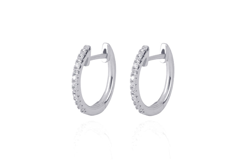 ALEA OVAL HOOPS  - 925 Silber rhodiniert