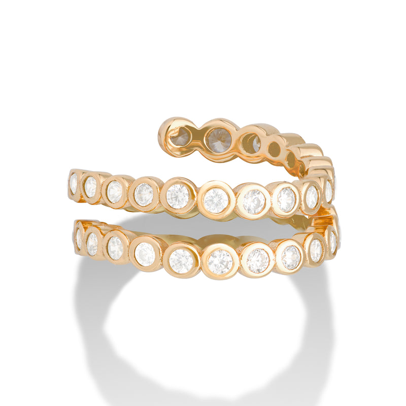 OSEANA Triple Ring- Gold