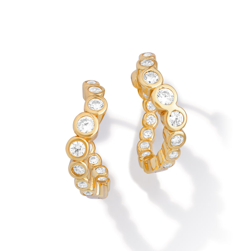 ONDA DI LUSSO - Petite Hoops - Gold