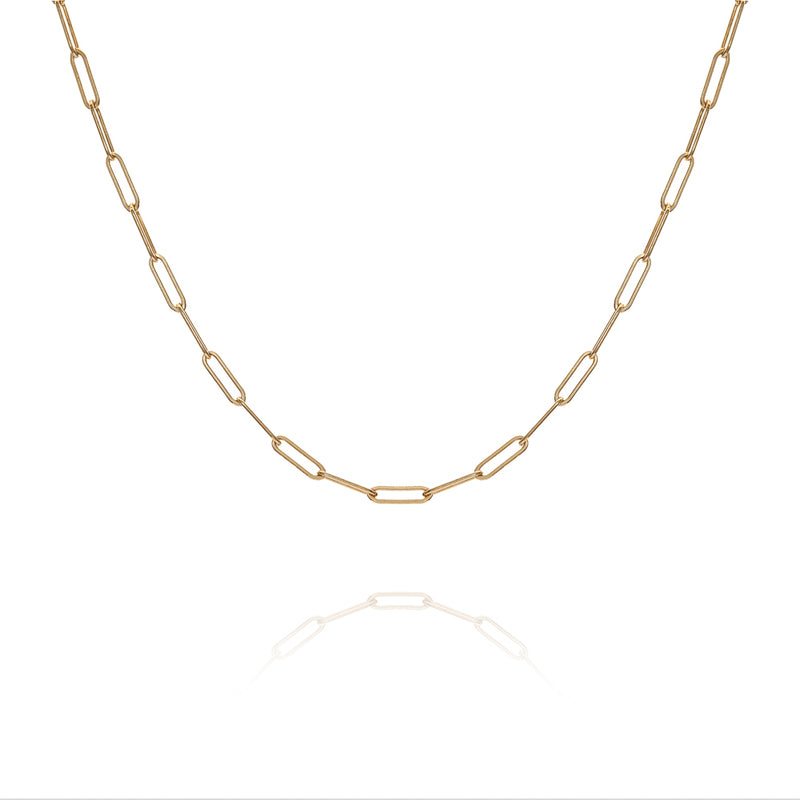 VALDA LARGE Chain - Grobe Gliederkette -  Gold