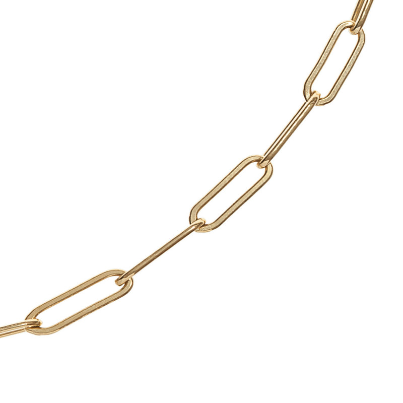 VALDA LARGE Choker - Grobe Gliederkette - Gold