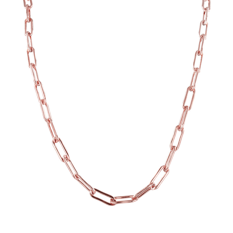 VALDA Jumbo Chain - Grobe Gliederkette 42-46cm - Roségold