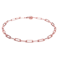 VALDA Jumbo Choker - Grobe Gliederkette 35-40cm - Roségold