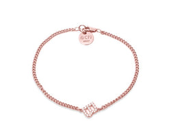 INITIAL CURB Bracelet - Roségold - AUSVERKAUFT-