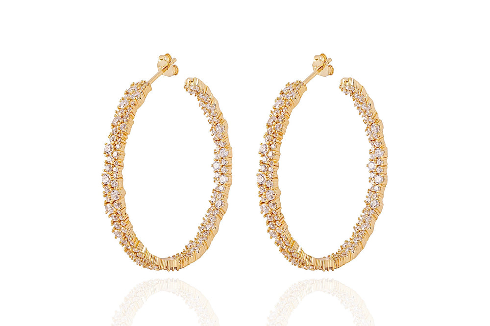 ANAH - DAZZL BIG HOOPS - Gold - LIMITIERT